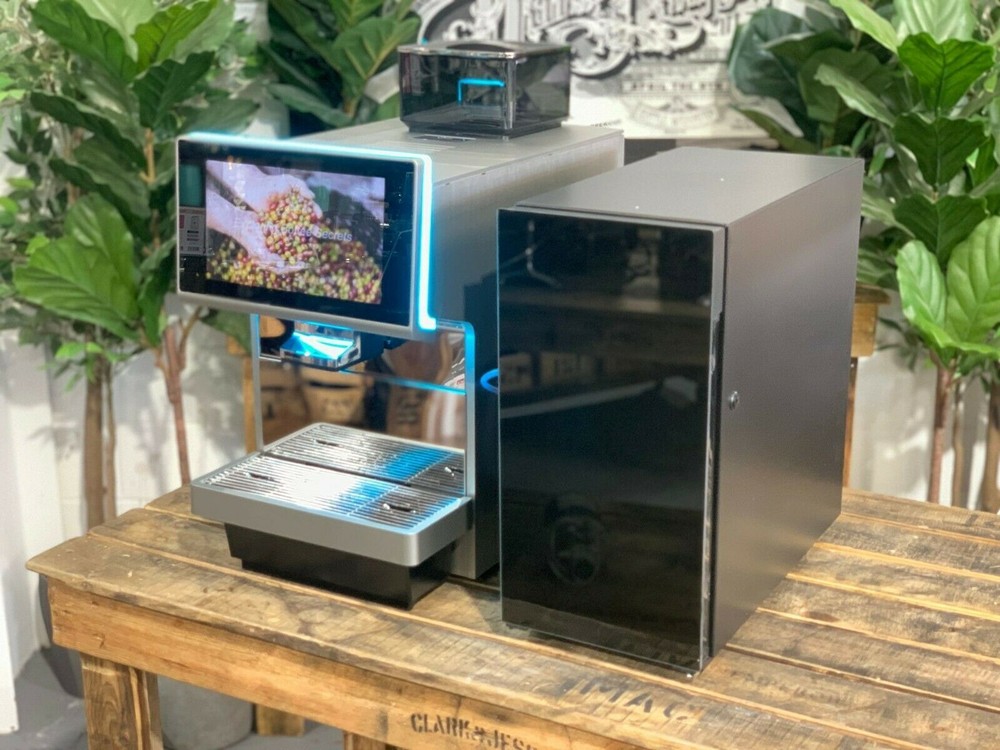 DR COFFEE M12 FULLY AUTOMATIC NEW BLACK & MILK FRIDGE ESPRESSO COFFEE MACHINE