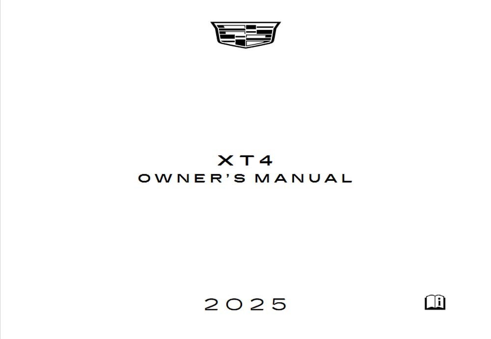 2025 Cadillac XT4 Owners Manual User Guide