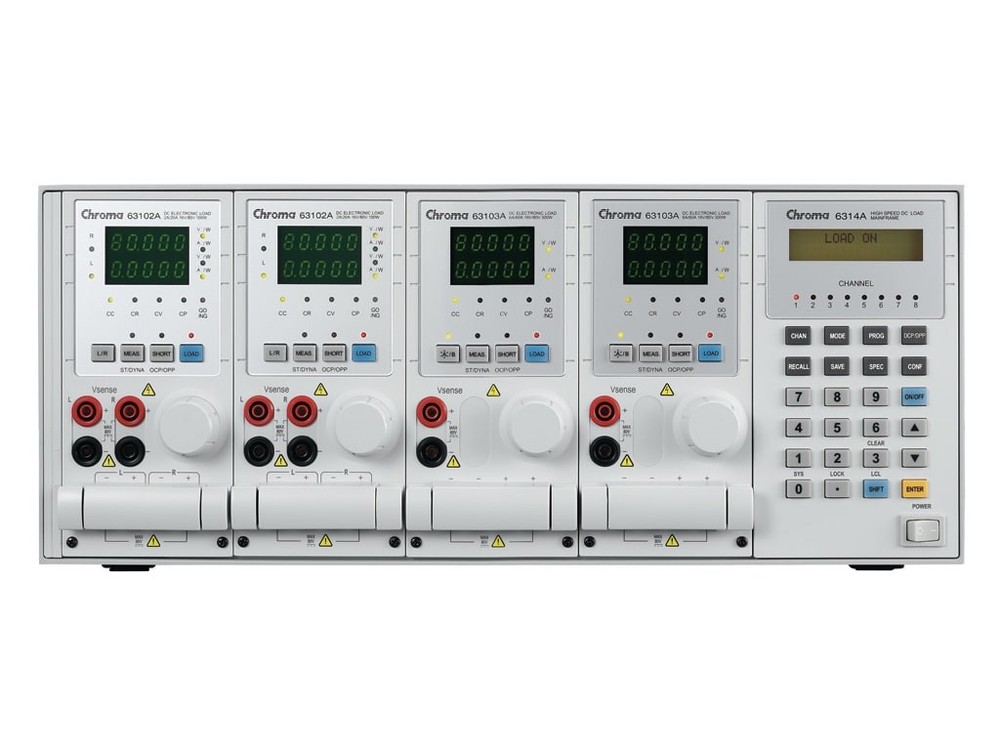 Chroma 6314A - Mainframe for 4 Load Modules