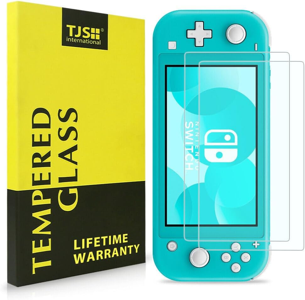 2 Pack Screen Protector Tempered Glass for Nintendo Switch Lite Model 2019 5.5",