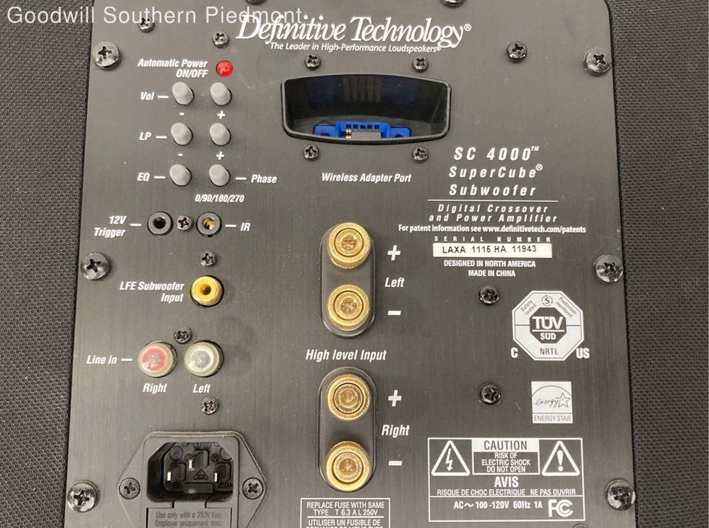 Definitive Technology SC 4000 SuperCube Subwoofer - Tested