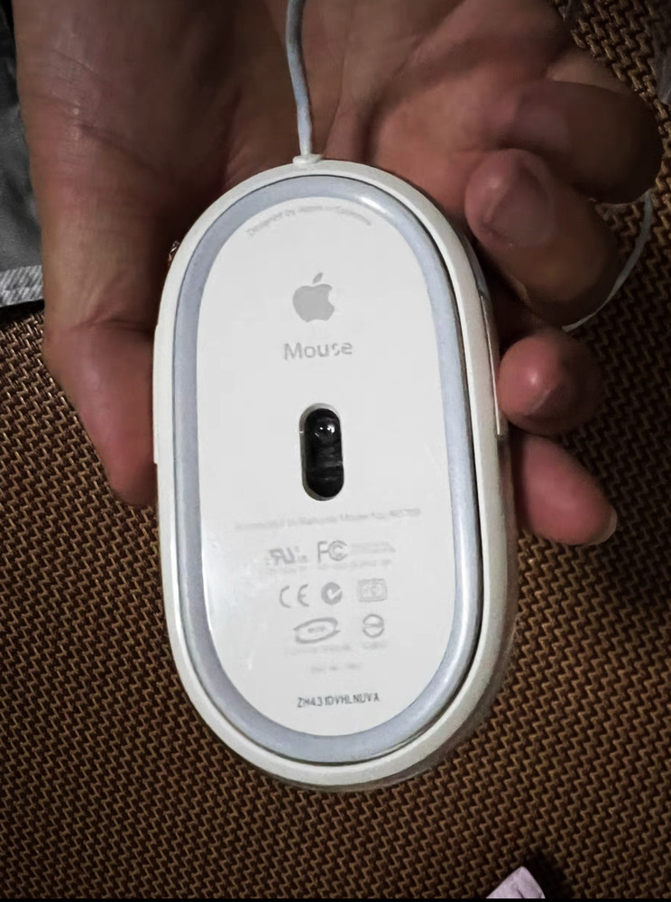 Apple vintage clear mouse. Fully functional.