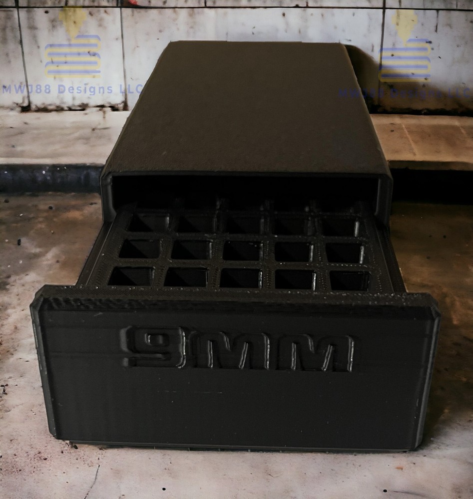 Sliding .38 Special Ammo Storage Box Case - 50rd Round - Multiple Colors!
