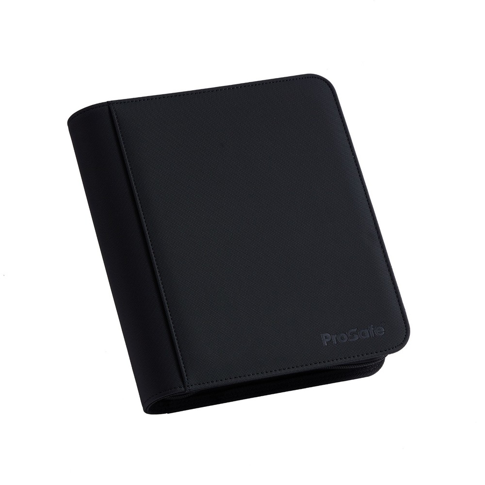ProSafe Premium Top Loader Card Binder 4 pockets zippered 128 Cards New Black