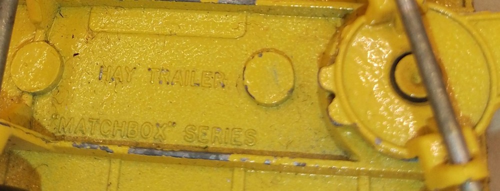 Matchbox Series A hay trailer