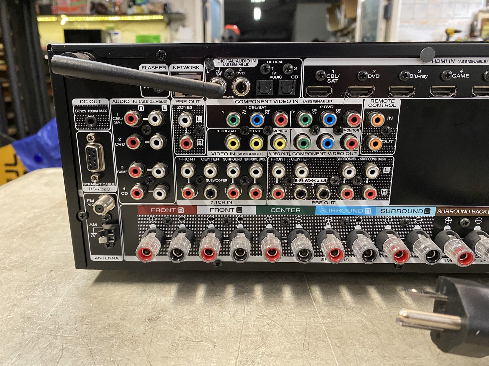 Marantz SR5009 7.2 Channel Home Theater 4K Bluetooth Receive -TESTED - NO REMOTE