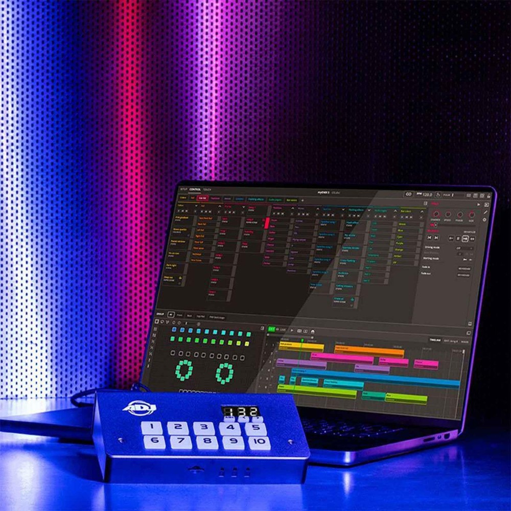 ADJ myDMX 5 DMX Lighting Control Software Hardware Interface for Mac & PC idjnow