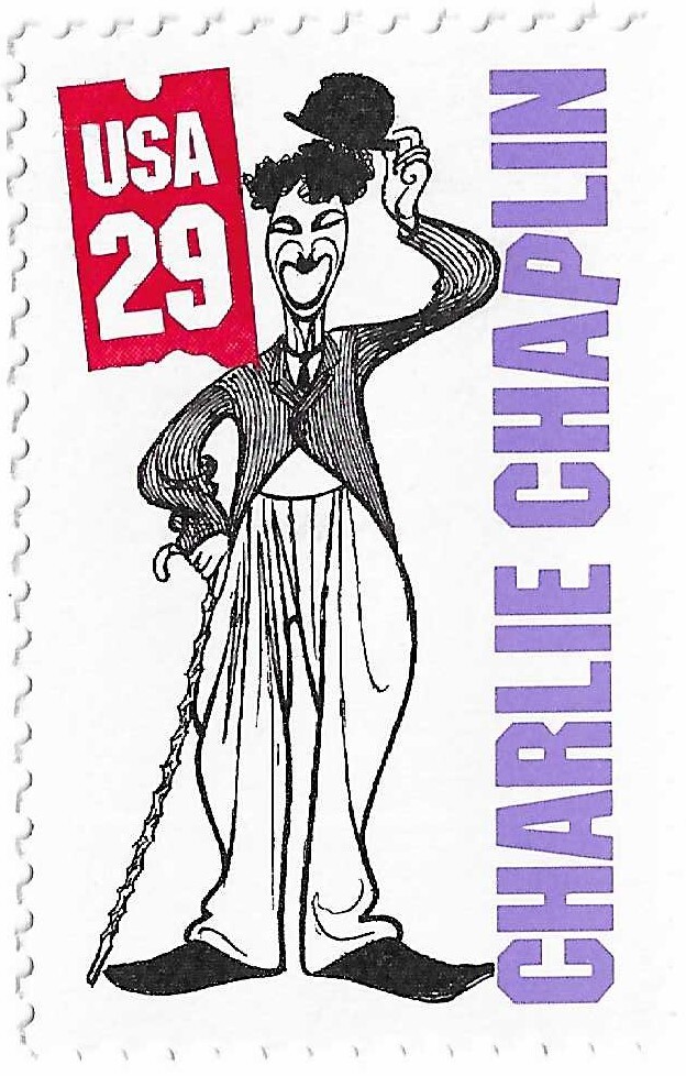 STAMP US SCOTT 2821 "Charlie Chaplin" 29 CENT 1994 MNH