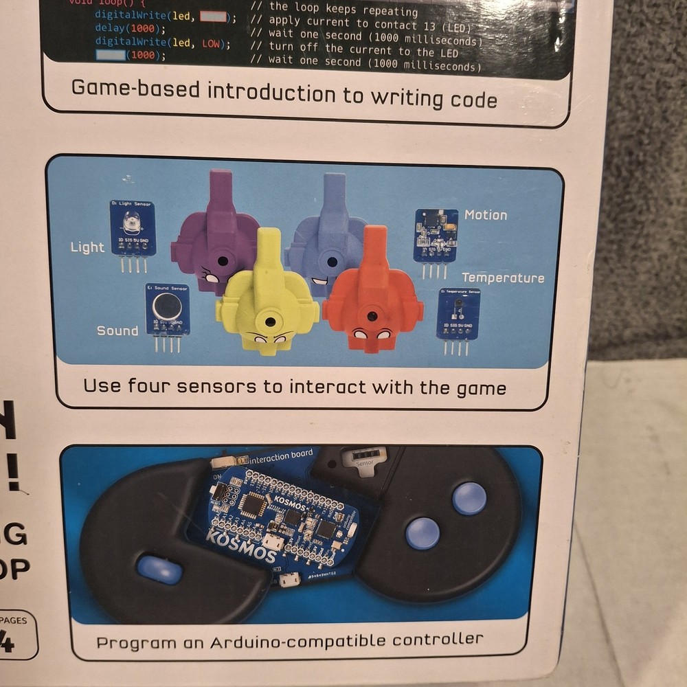 Thames & Kosmos Code Gamer with Kosmobits Arduino Coding Game and Workshop 4a