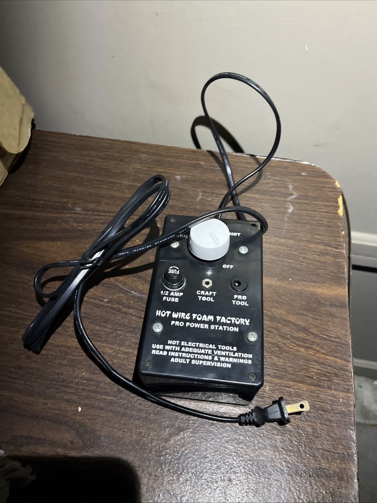 Hot Wire Foam Factroy - Variable Power Supply. Hot, Warm