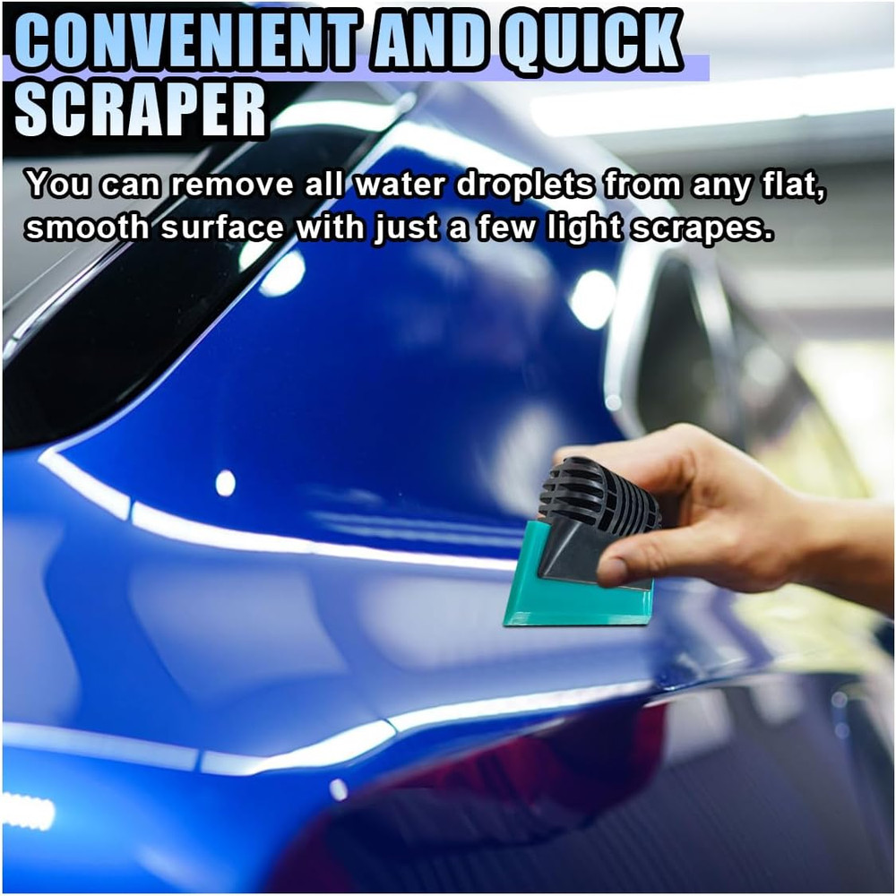 Small Squeegee, PPF Window Tint Squeegee, Rubber Non-Slip Handle Tint Squeegee,