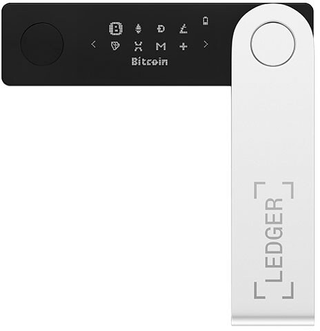 Ledger - Nano X Crypto Hardware Wallet - Bluetooth - Onyx Black