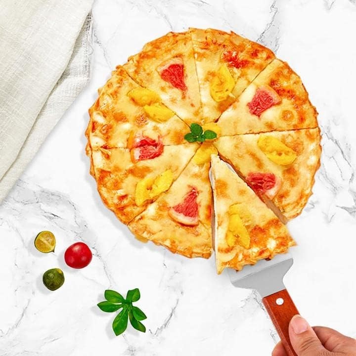 10x Pie Server Cake Holder Transfer Triangular Spade Spatula for Pizza Cake B...