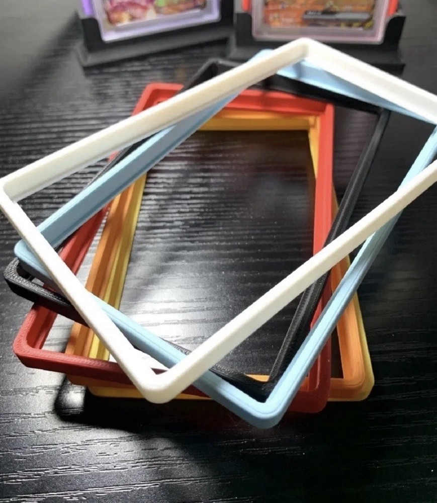 5 PACK PSA Graded Card Display Bumper Guard Protector Pokemon Multiple Colors!