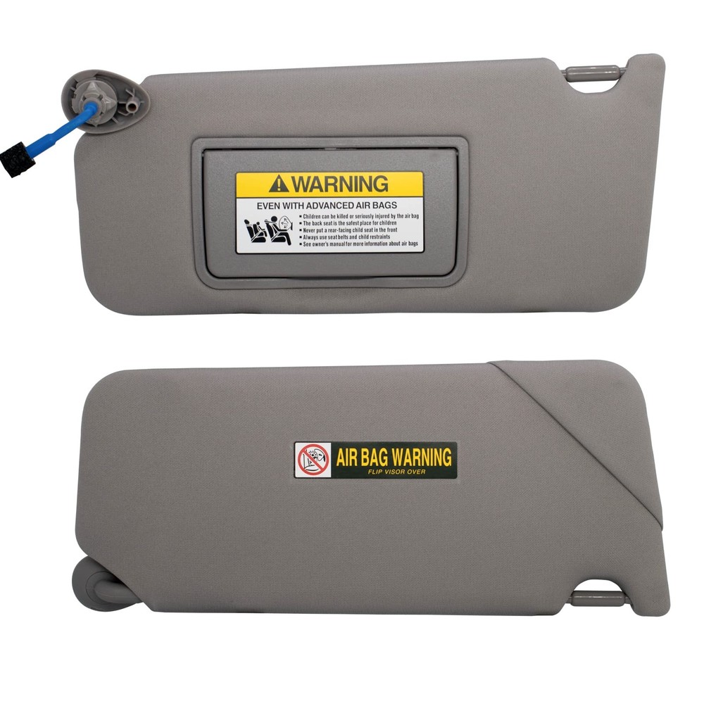 NHILES Left Driver Side Sun Visor Side, Gray(Left Side)