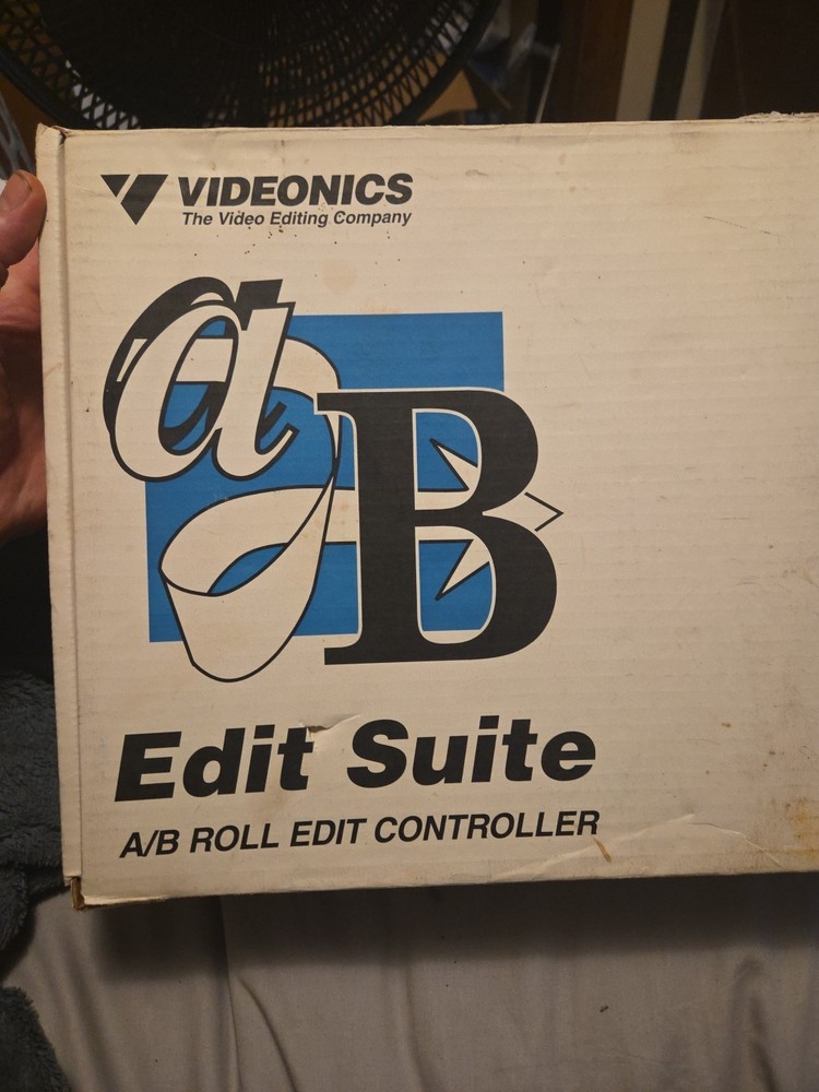 VINTAGE VIDEONICS EDIT SUITE A/B ROLL EDIT CONTROLLER MODEL:AB-1 NTSC...READ