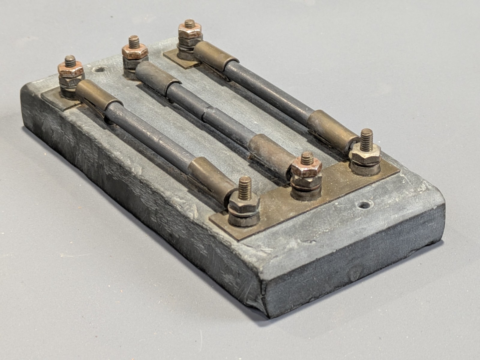 Antique WM J MURDOCK Lightning Arrester 3-Pole Carbon Wireless Telegraphy Radio