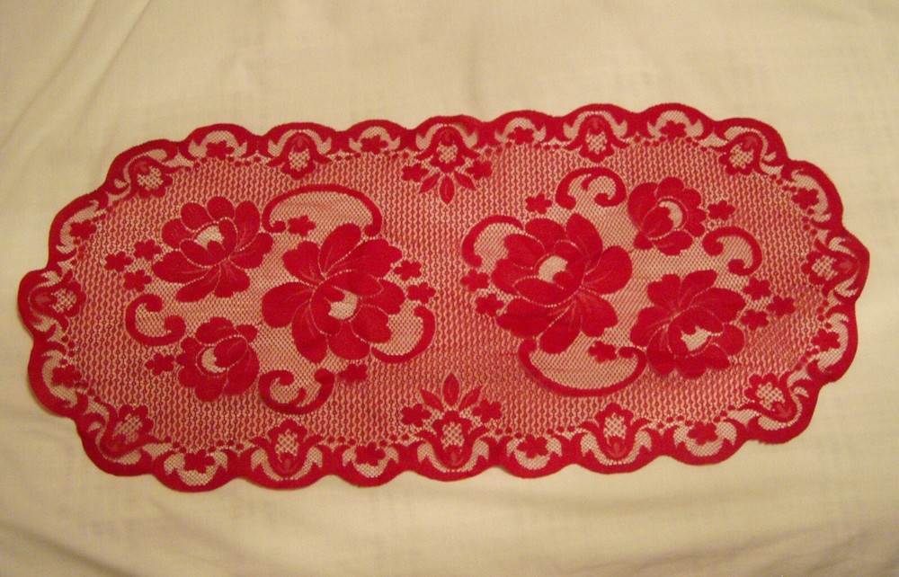 Red Table Scarf Runner