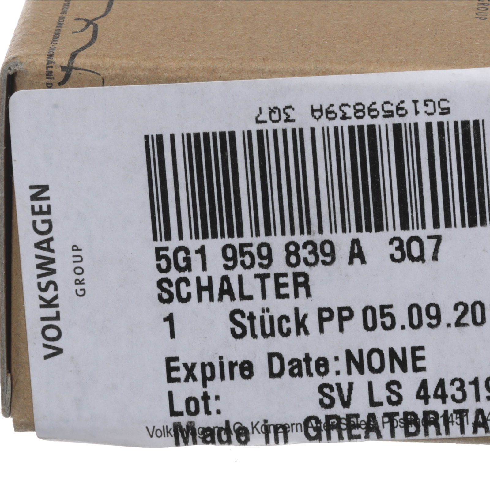 NEW OEM VW Volkswagen Golf GTI e-Golf Engine Ignition Push Start Stop Button