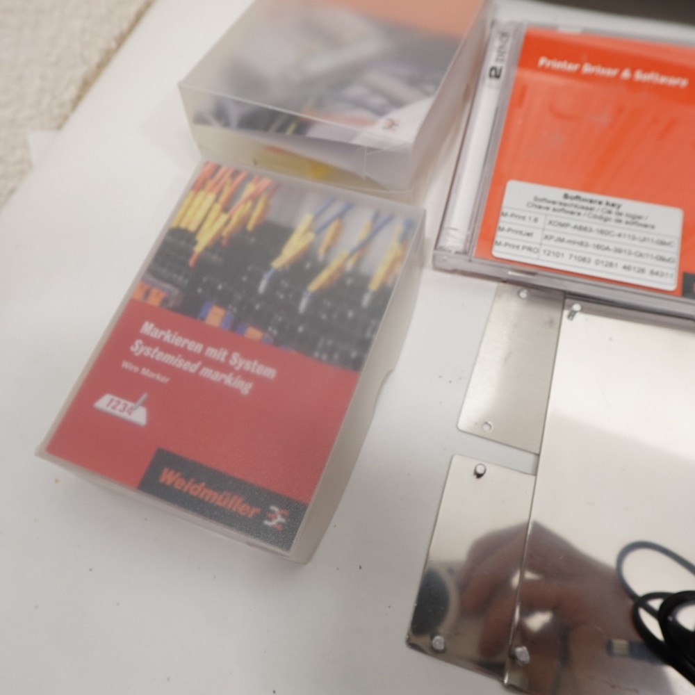 Weidmüller MCP Plus Plotter Printer System w/ Software, Power Supply, Accessorie