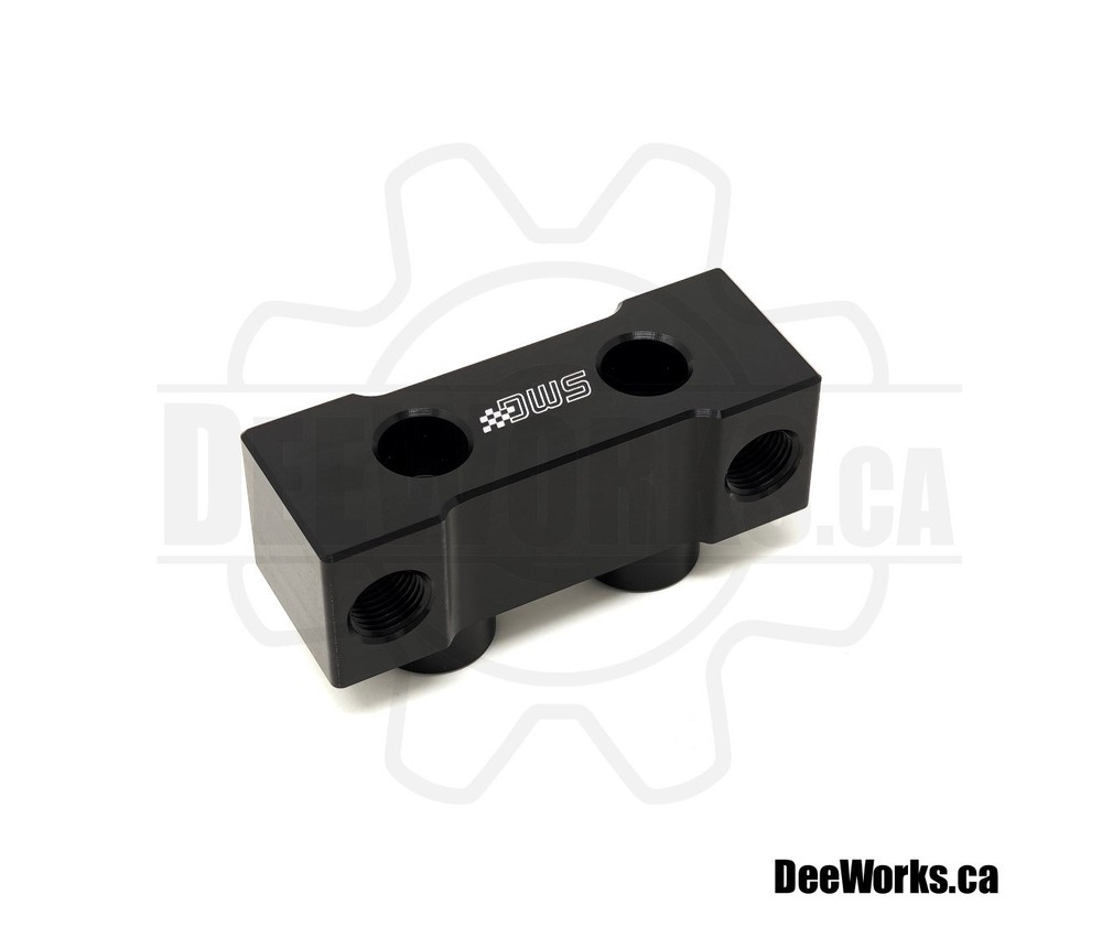 2 Port Remote Sensor Block Mount - Billet Aluminum