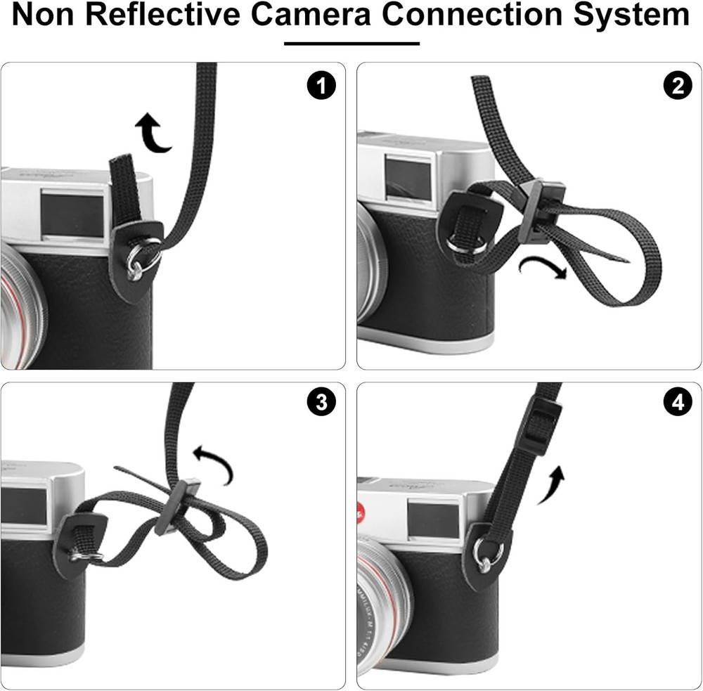 Neck Strap Silicone Camera Straps - Padded Camera Strap, 1.5" Wide Adjustable...