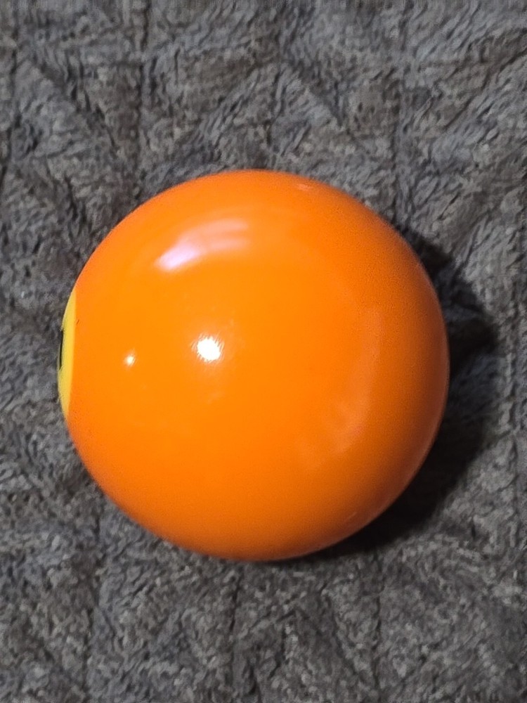 🎱Vintage Replacement Belgian (#5) Pool Ball~Billiards Solid Orange Ball 2"