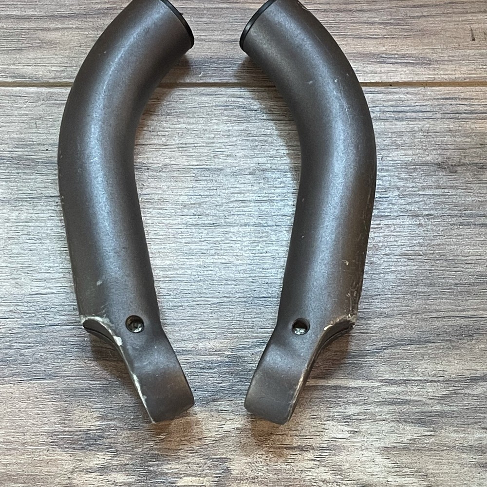 Icon Trek Gray Anodized Bar Ends Oversized Short Bend