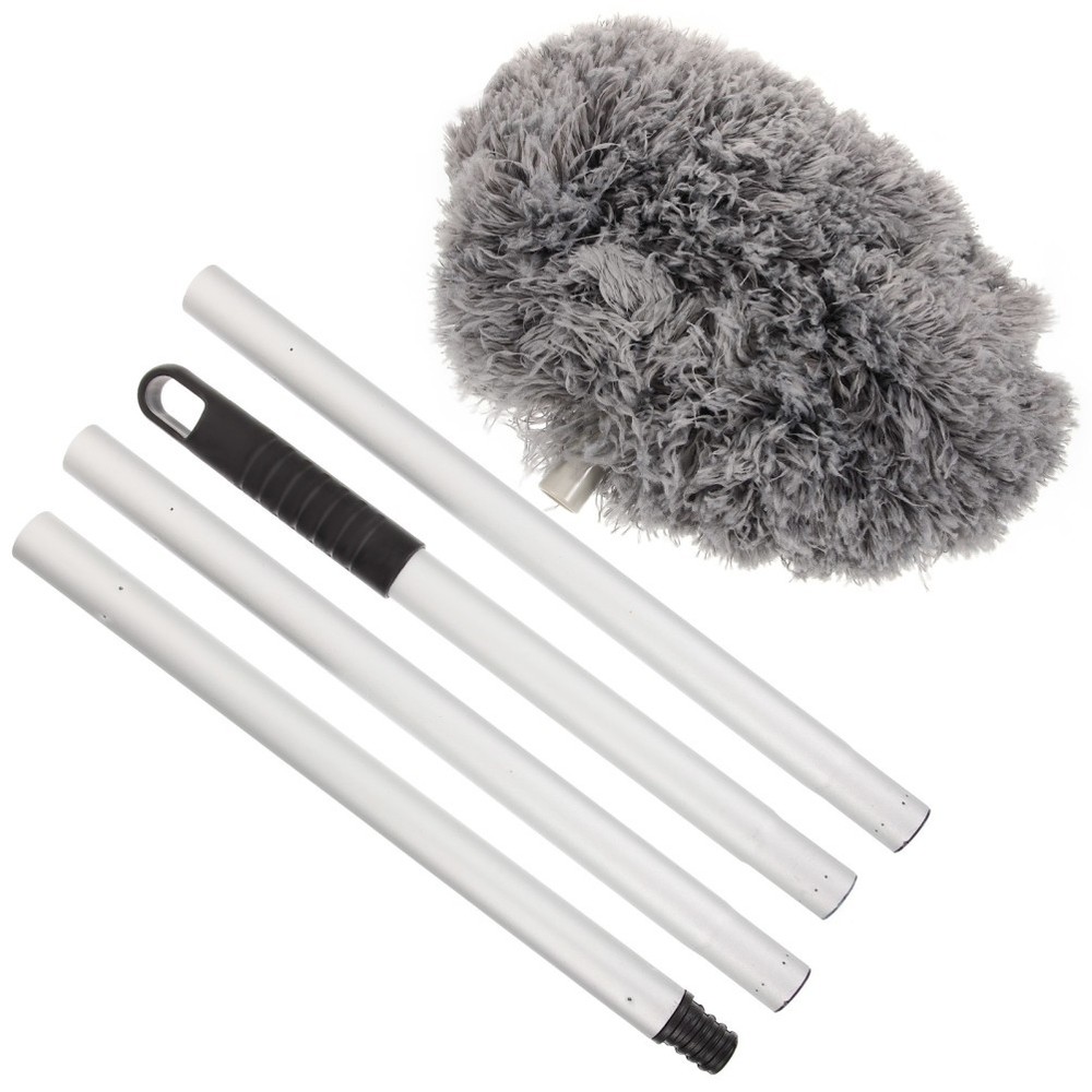 Ceiling Fan Extendable Duster Cobweb Duster with Extension Pole for Cleaning