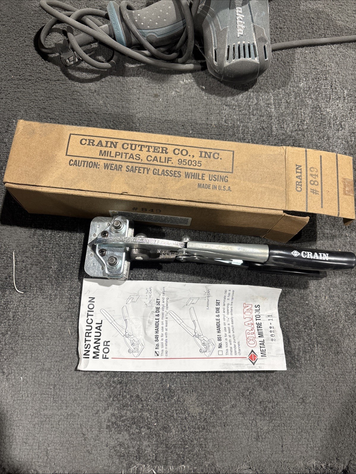 🇺🇸Metalmitre Inc. M50-900 Crain 849 851 Metal Mitre Miter Corner Notcher🇺🇸