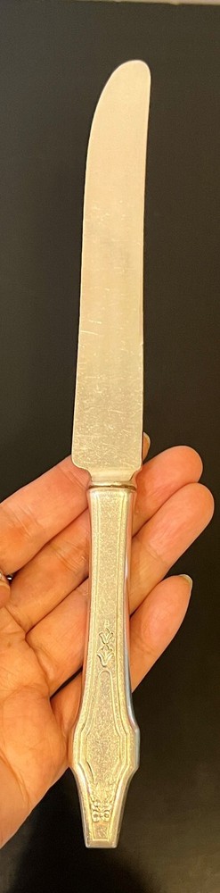 Silver Plate Dinner Knife 9"