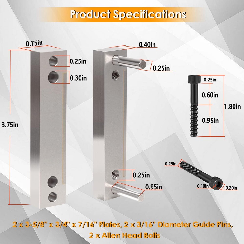 Professinal File Guide Hardened with Carbide Surface For Knife Making