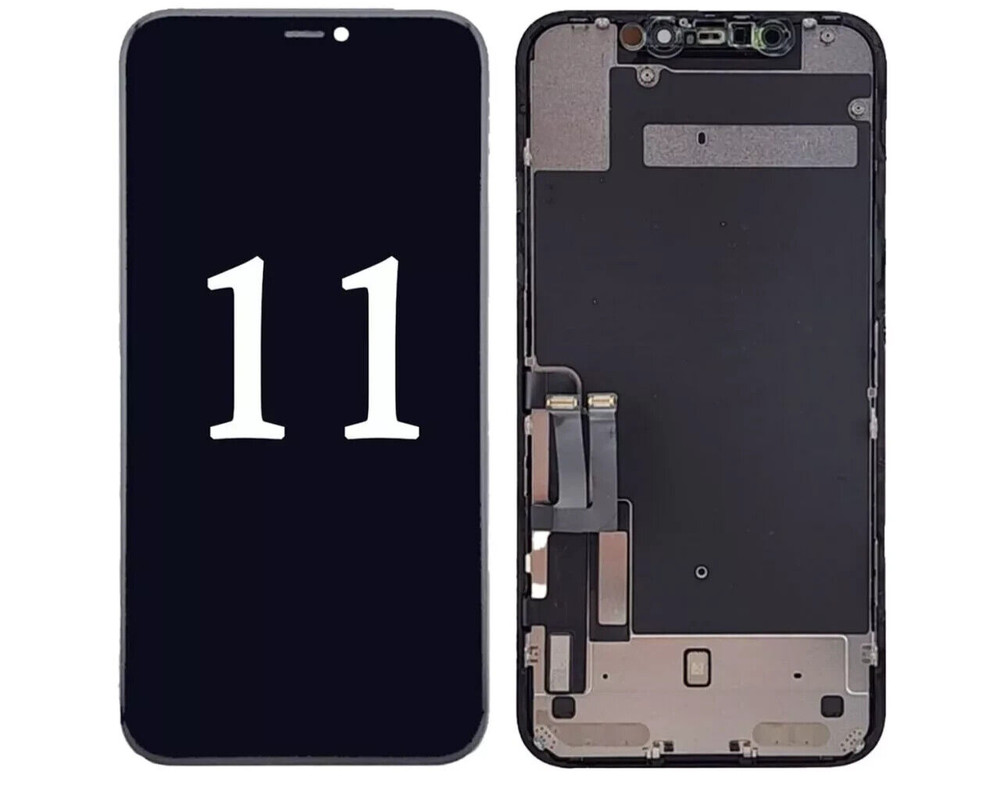 Genuine OEM Original iPhone 11 Black LCD Replacement Screen Digitizer "Grade A"