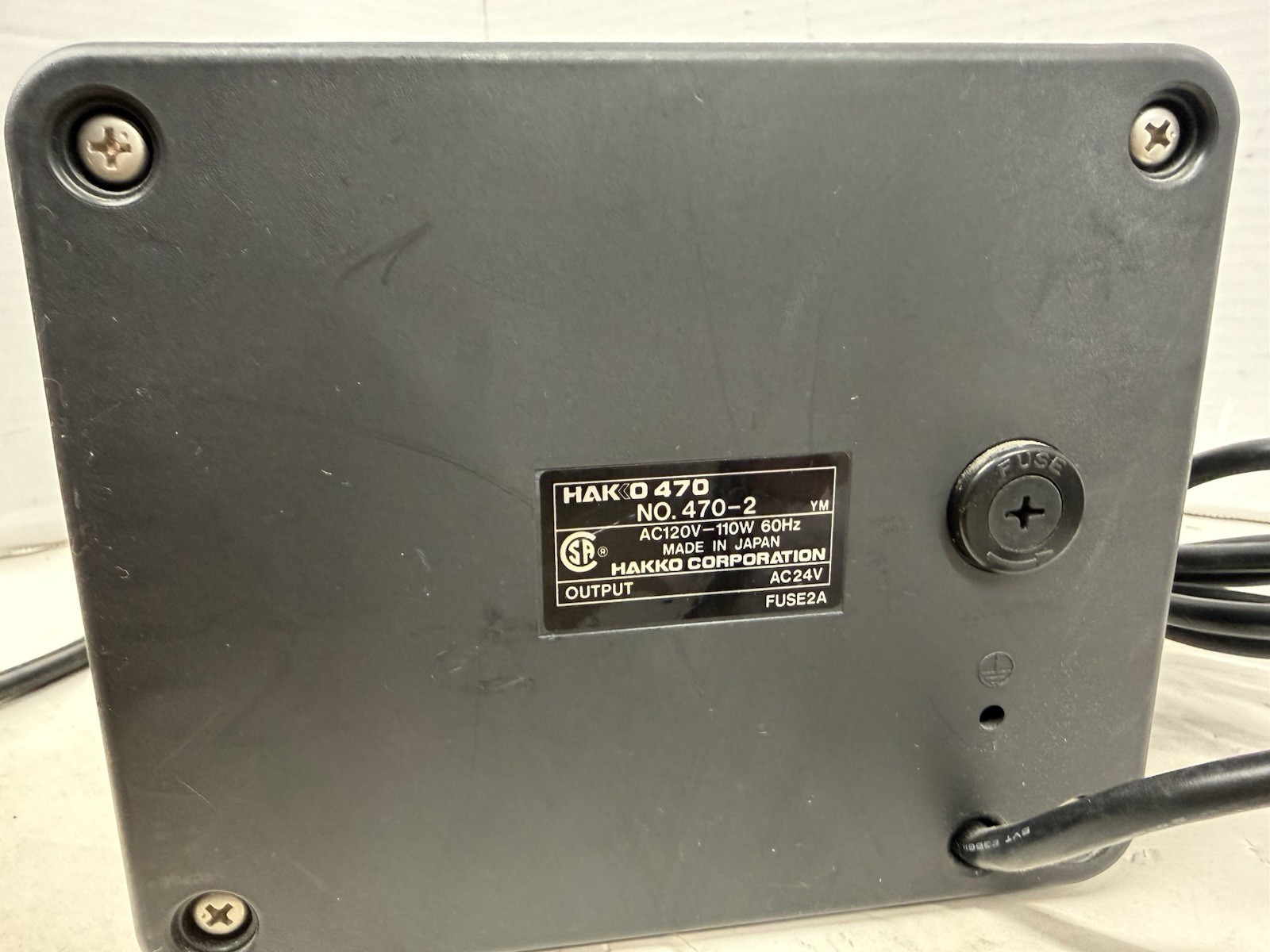 Hakko 470 Soldering & De-Soldering Station With Hakko 802 Solder Gun