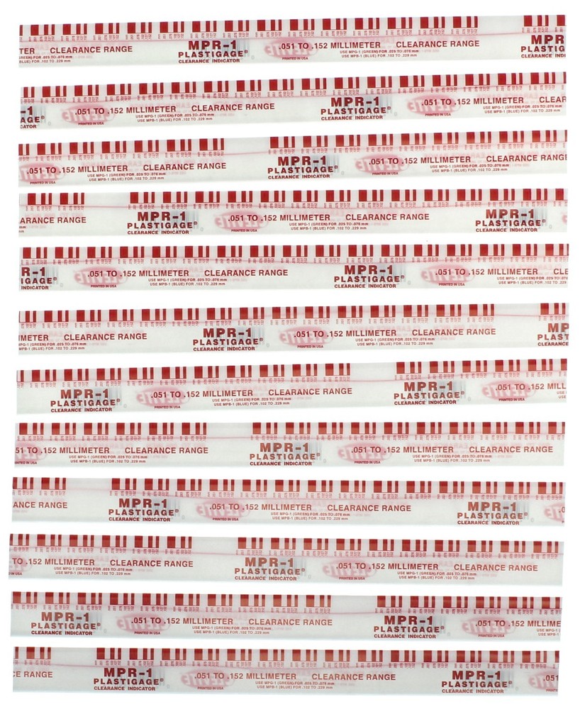 Clevite for Plastigage Red Plastigage - 12 Pack MPR1