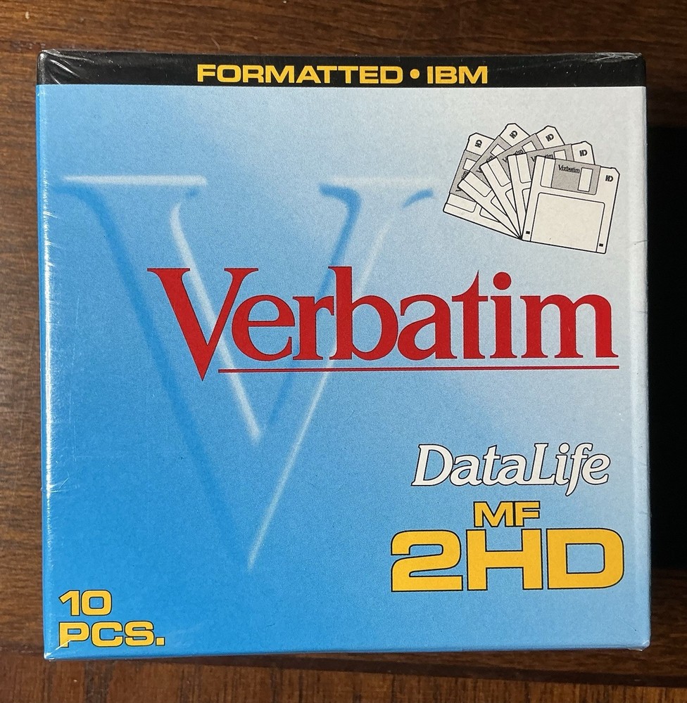Verbatim DataLife MF-2HD NOS 100 Count🔥🔥🔥