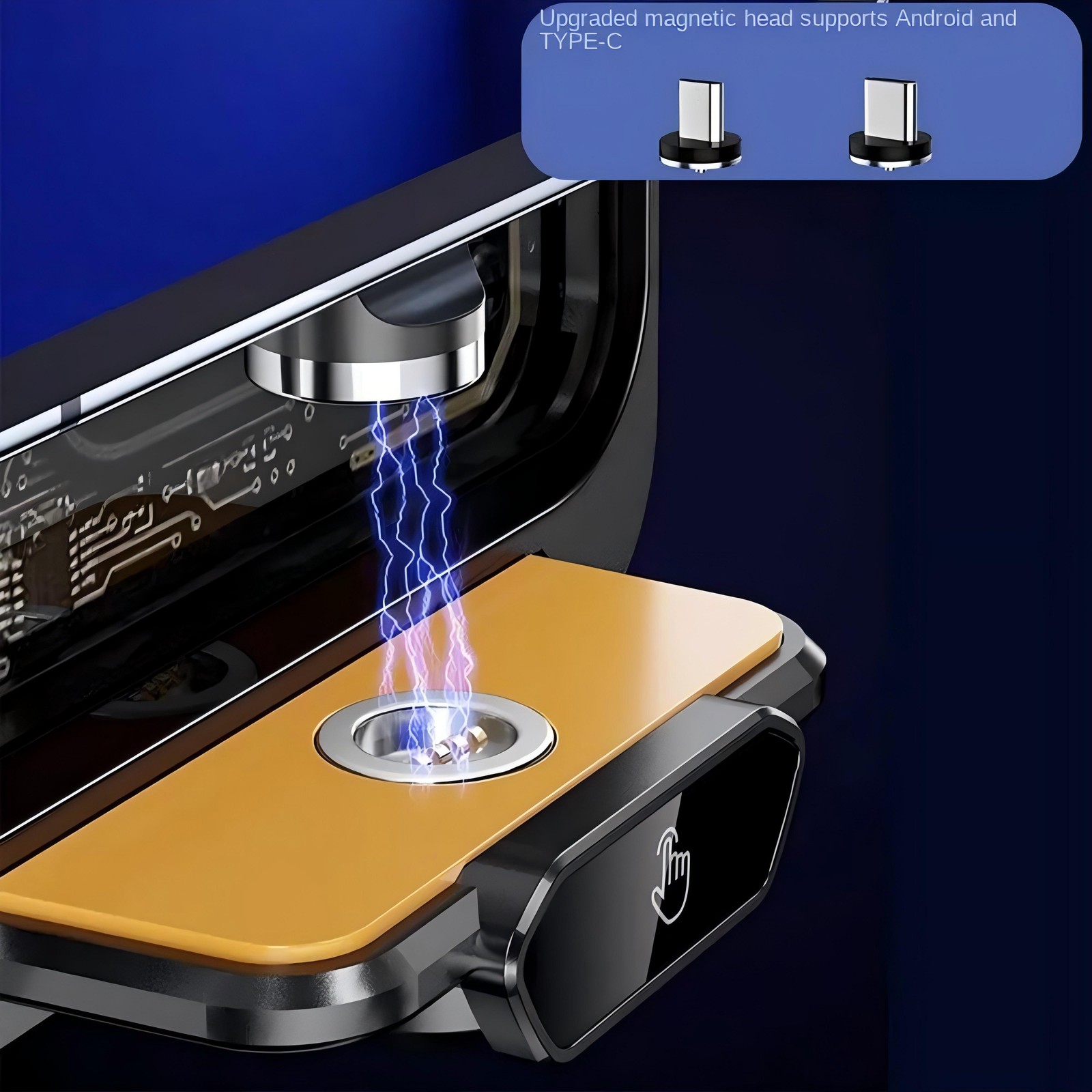 66W Fast Wireless Car Charger Automatic Clamping Mount Air Vent Phone Holder US