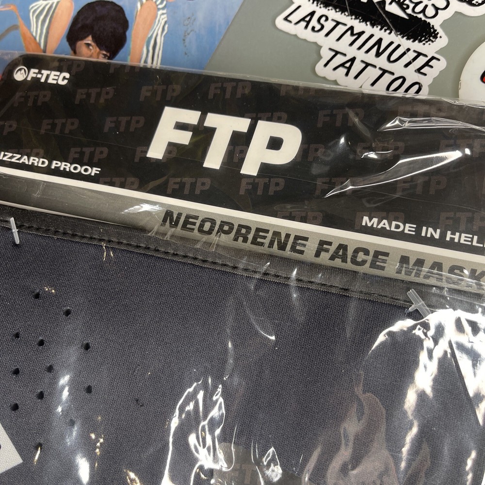 FTP Neoprene Face Mask Black OS New