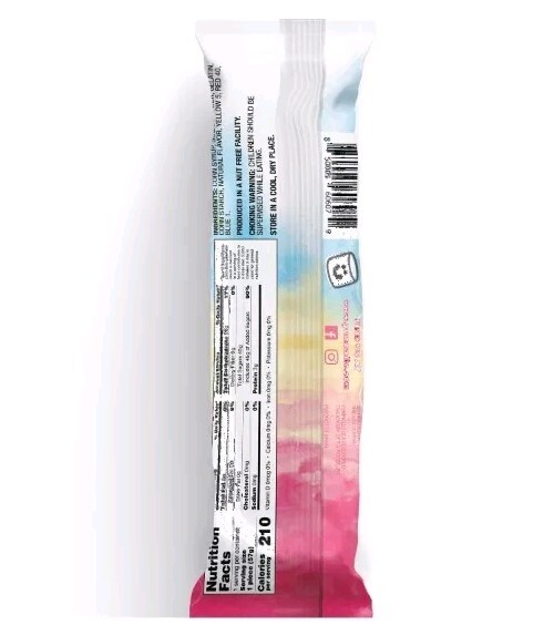 4 PACK - Yummallo Jumbo Rainbow Marshmallow 2.25 Oz Each