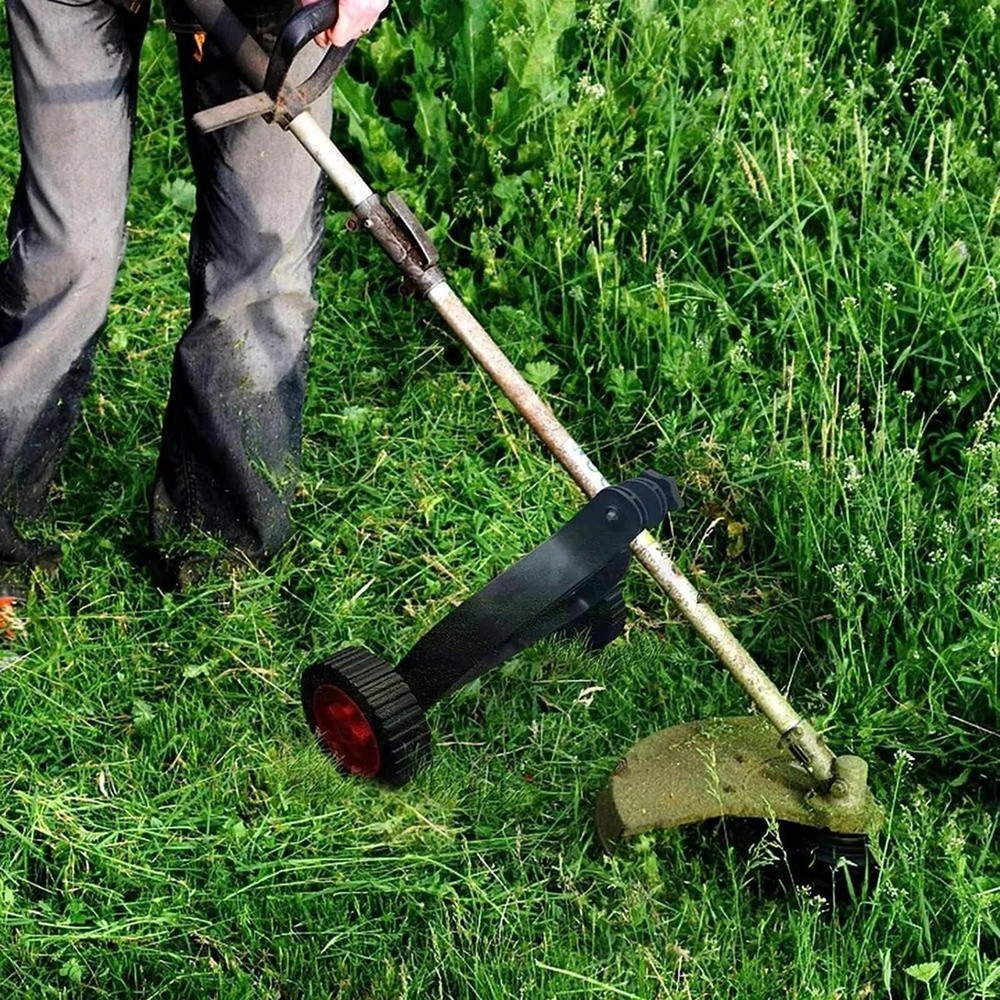 Universal String Trimmer Grass Eater Weed Cutter Adjustable Support Wheels Set
