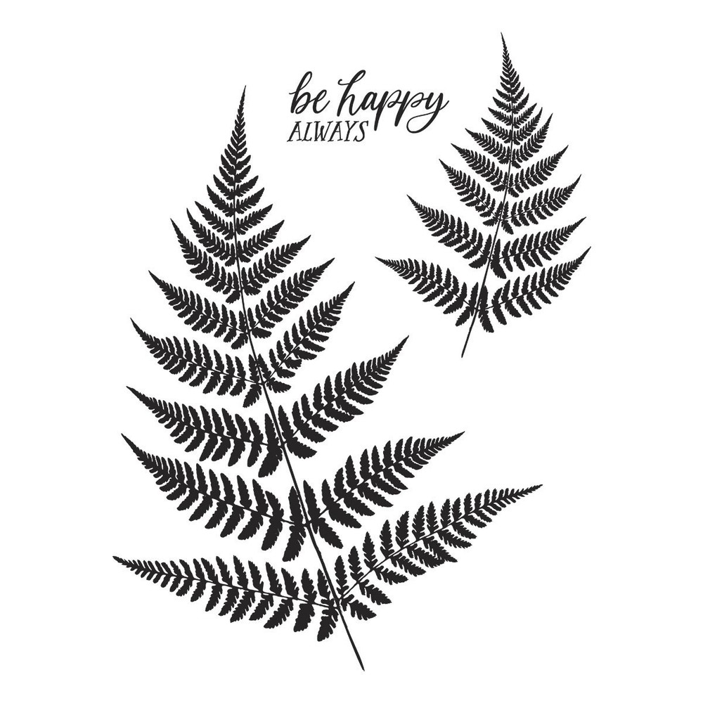 Spellbinders BetterPress Plate-Lush Ferns, Field Notes