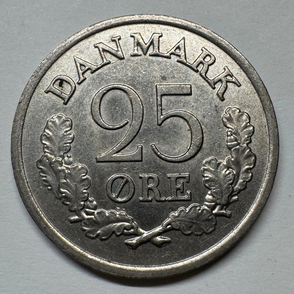 1966 Denmark 25 Ore - Coin #C-057