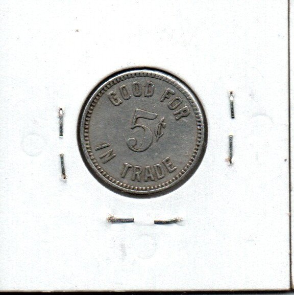 Seattle Washington - Welcome Corner - 5 cent trade token