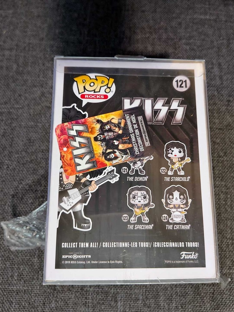 Funko Pop! Rocks: Kiss - The Demon Vinyl Figure #121 Gene Simmons Unopened Box
