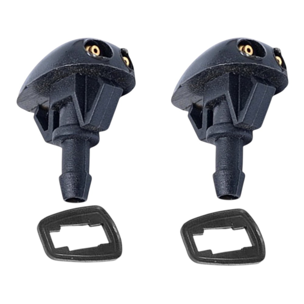 2 Pcs Windshield Washer Nozzle W/ Gasket Front FitsFrontier Pathfinder Xterra