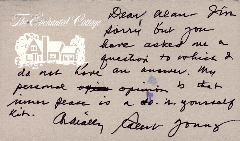 ROBERT YOUNG - AUTOGRAPH LETTER SIGNED CIRCA 1991
