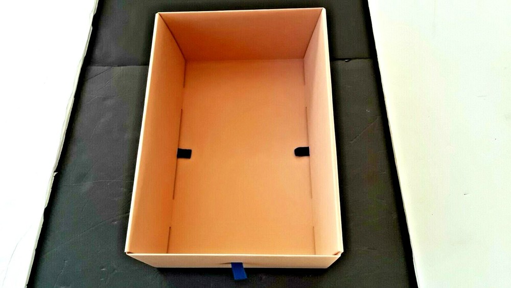 LOUIS VUITTON EMPTY GIFT BOX / LOUIS VUITTON AUTHENTIC ORANGE GIFT BOX FOLDABLE