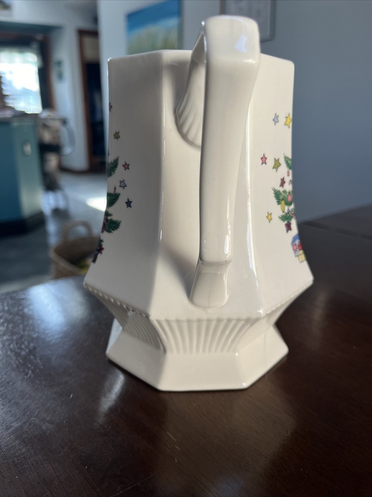 Nikko Christmastime Holiday Hexagon Pitcher
