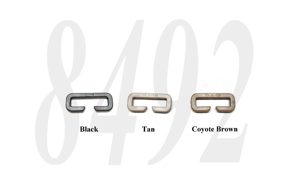 Duraflex Slotted Loops, 1"