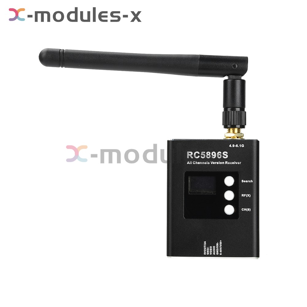 DC6-40V RC5896S Receiver 5.8GHz Video Receiver Transmitter With Antenna